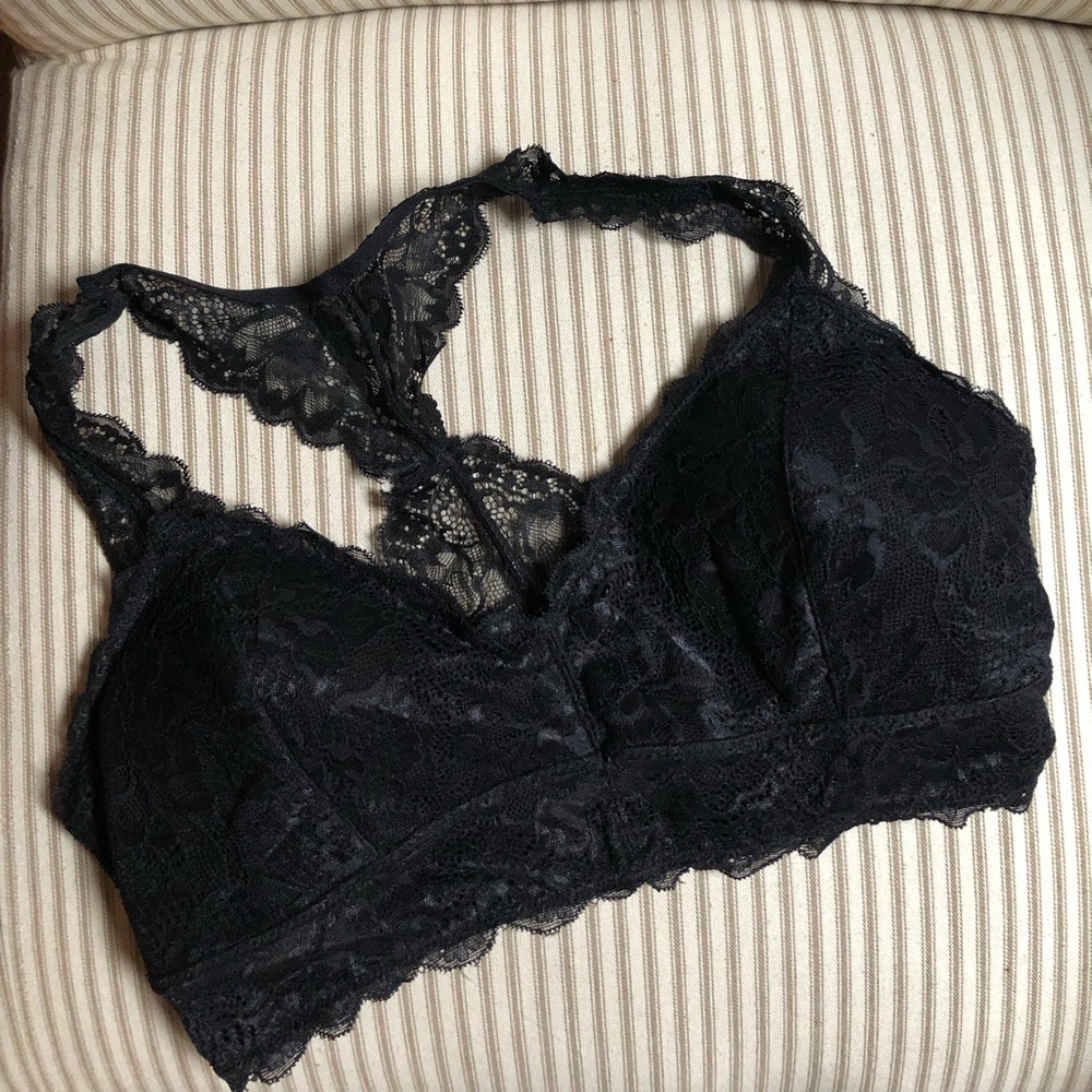 Black Lace Racerback Bralette